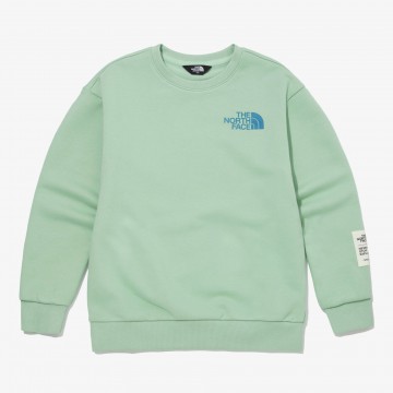 THE NORTH FACE-K'S ESSENTIAL SWEATSHIRTS (GREEN)